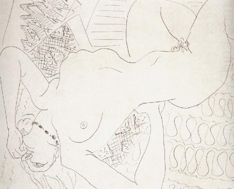 Henri Matisse He wore a necklace of the Nude china oil painting image